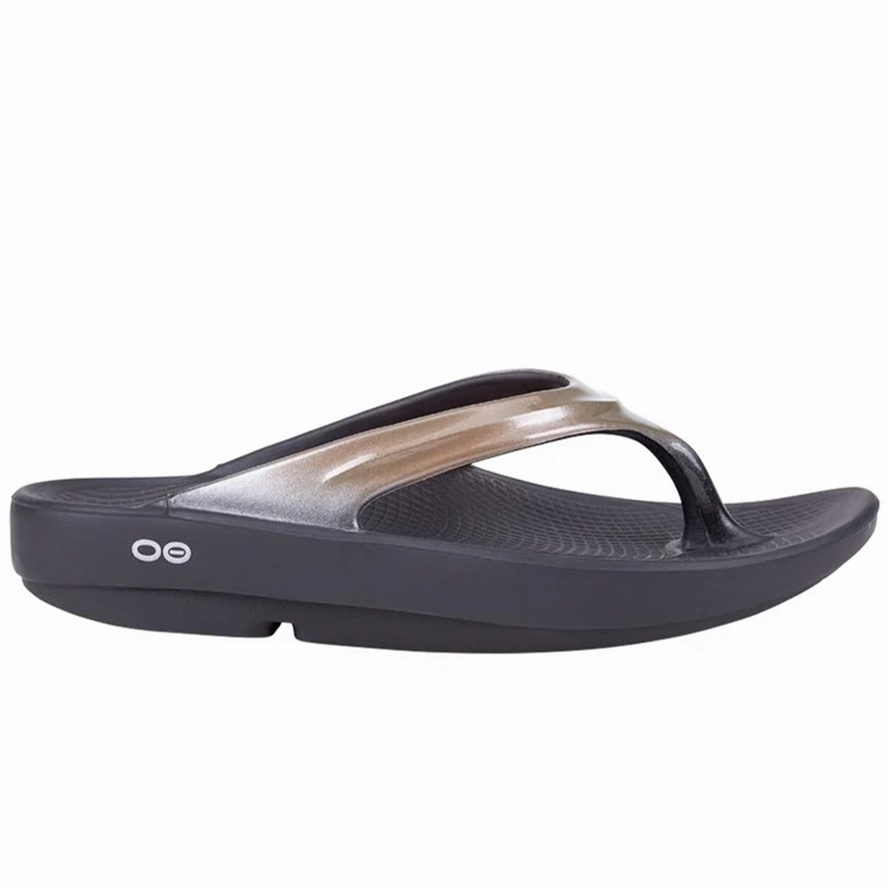 Women's OOFOS OOlala Luxe Thong Ribbons Antiques