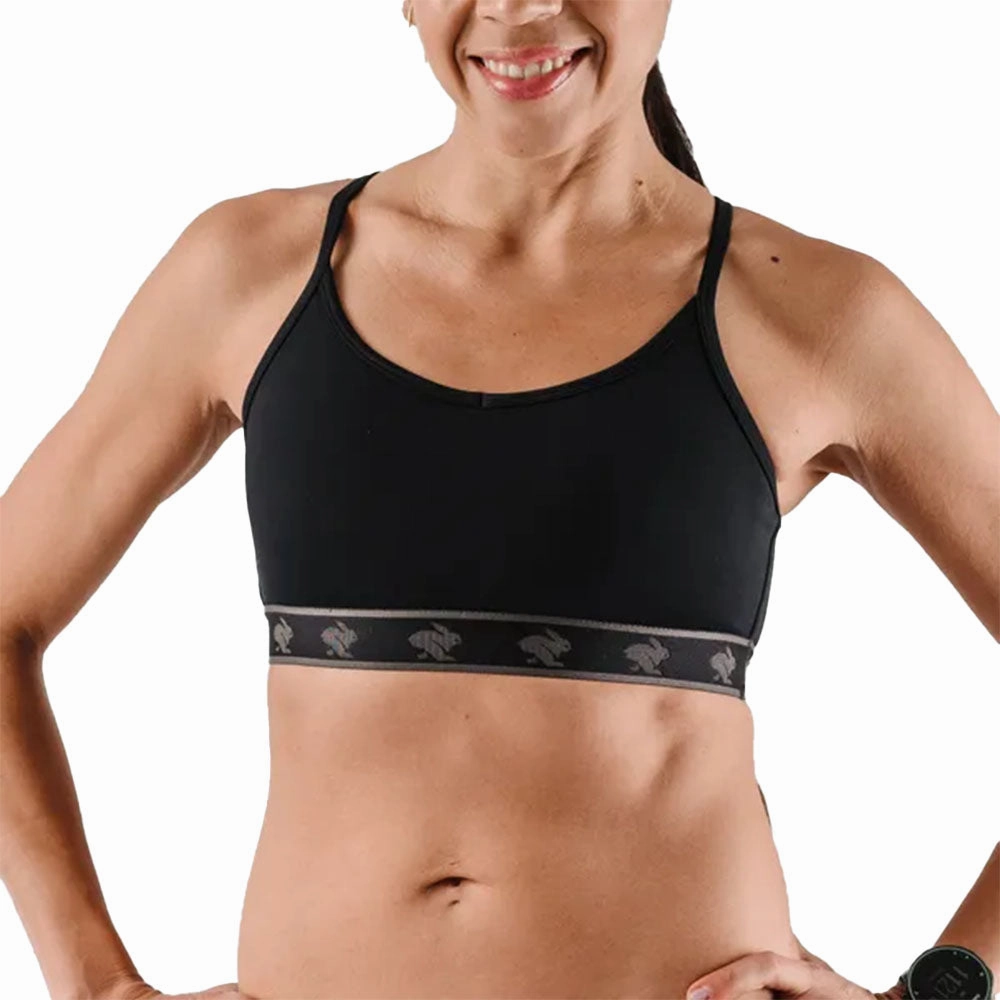 Women's Rabbit Strappy Pocket Bra Health Monitors