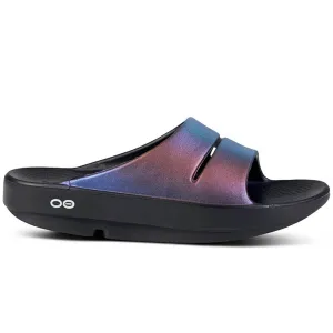 Women's OOFOS OOahh Luxe Slide Hats Music