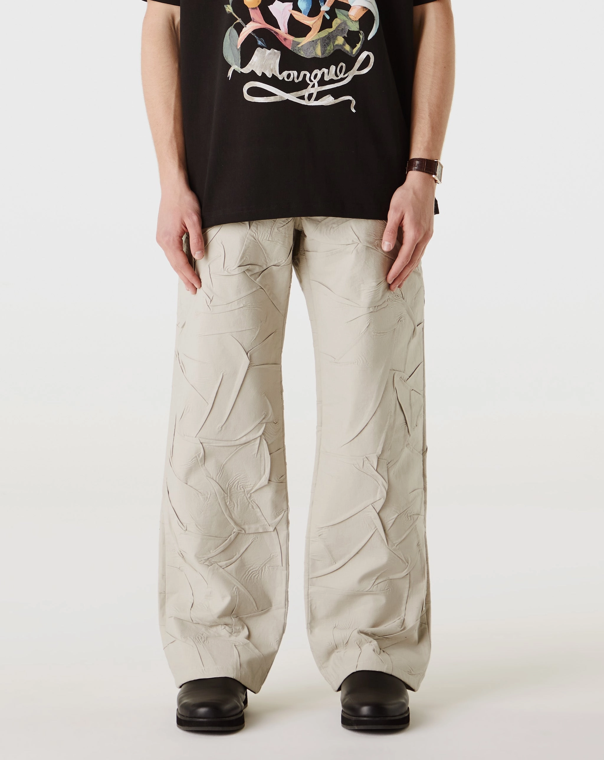 Wrinkled Trousers