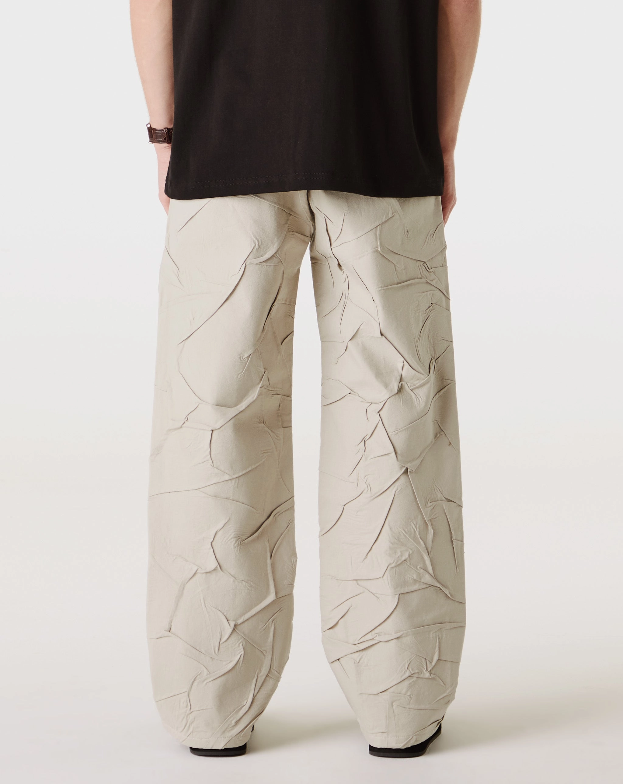 Wrinkled Trousers
