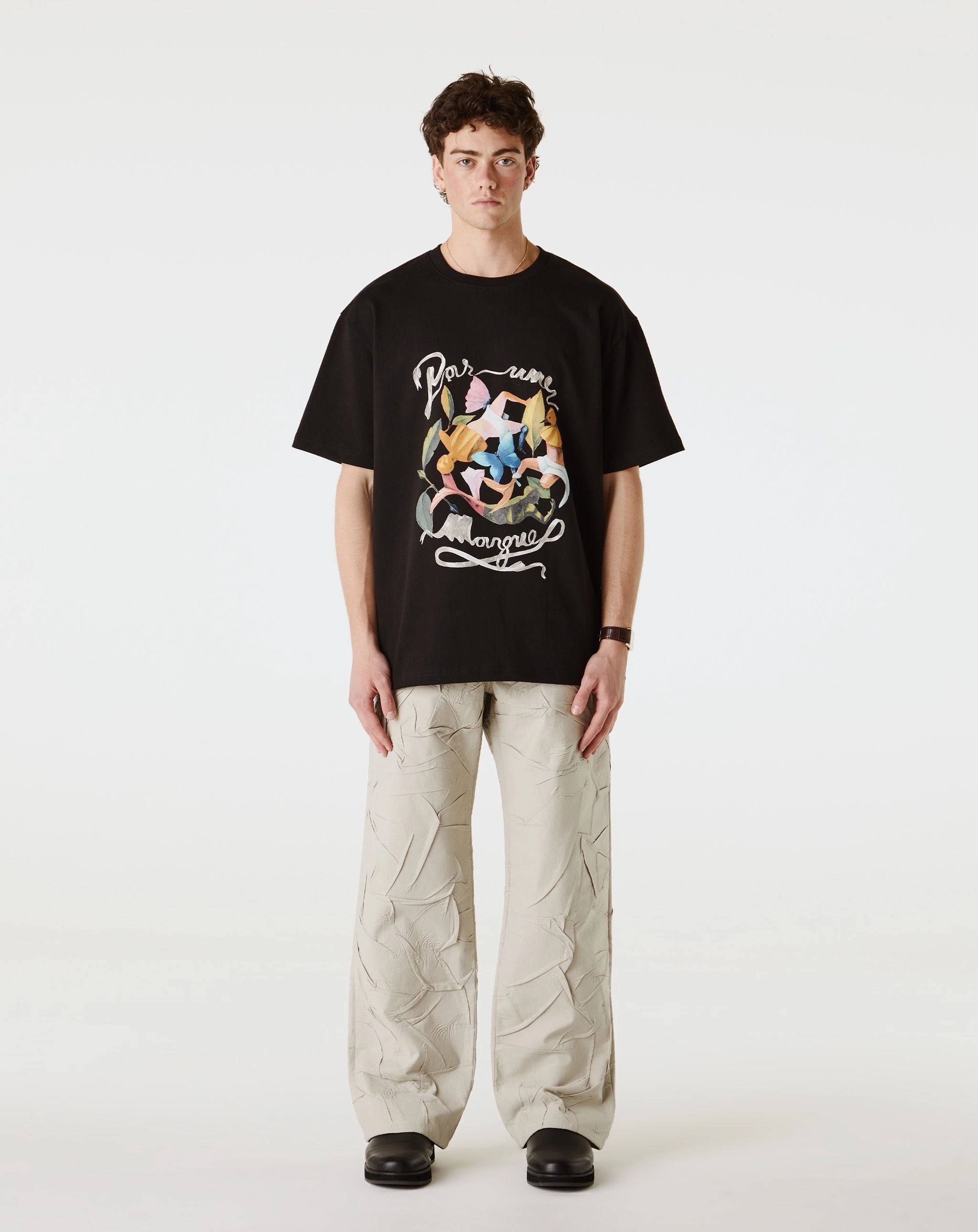 Wrinkled Trousers