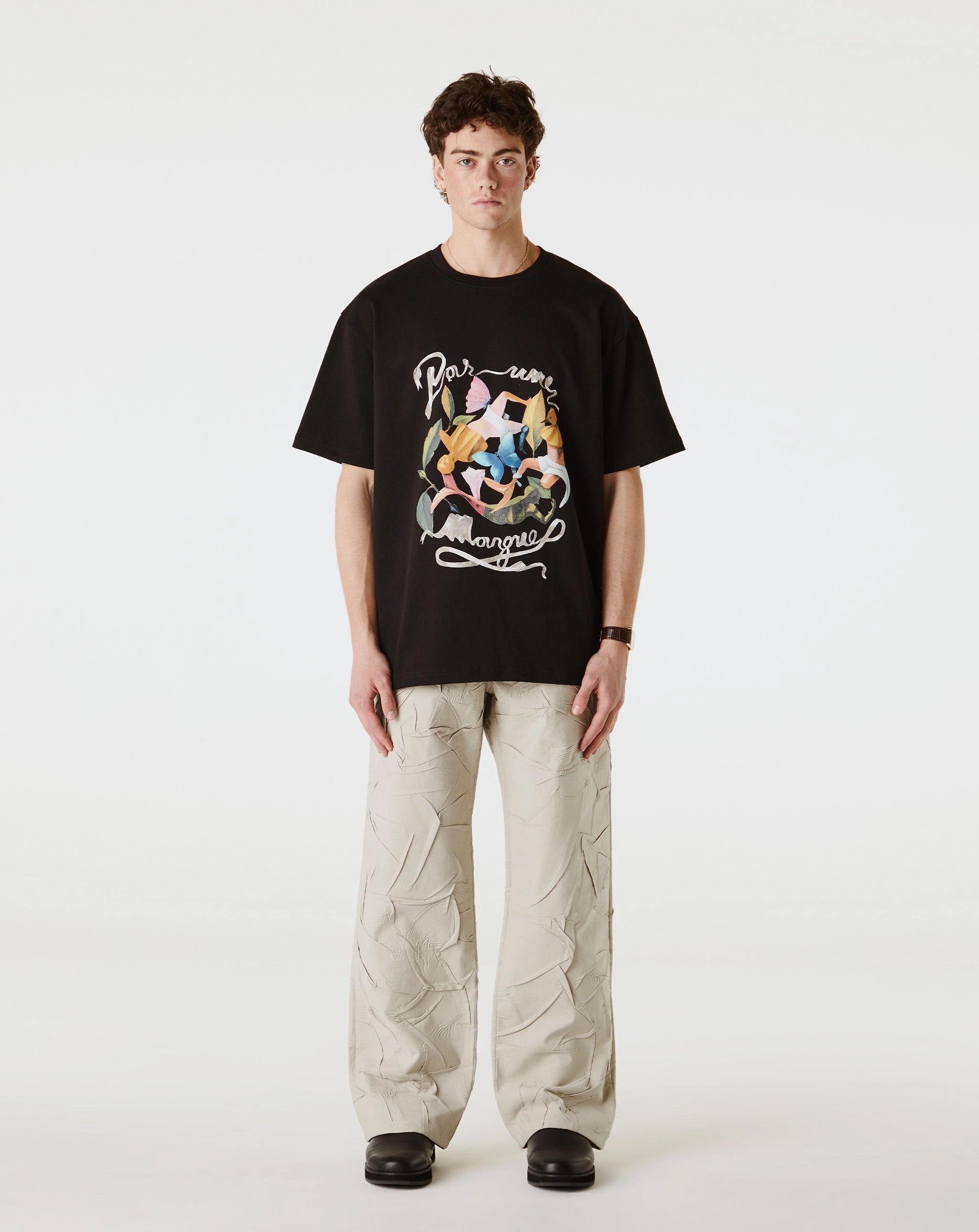Wrinkled Trousers